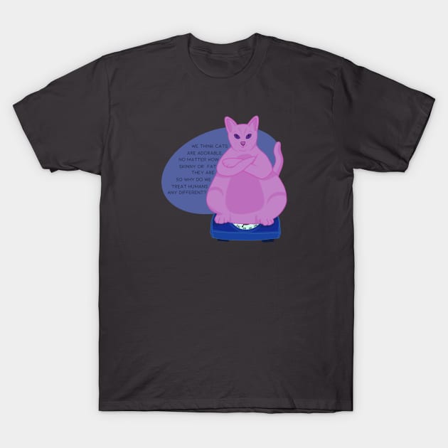 Chubby Cat T-Shirt by Niina